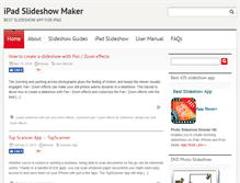 Tablet Screenshot of ipad-slideshow.com